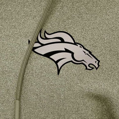 Denver Broncos Antigua Women's Justice Pullover Hoodie Olive | NFL