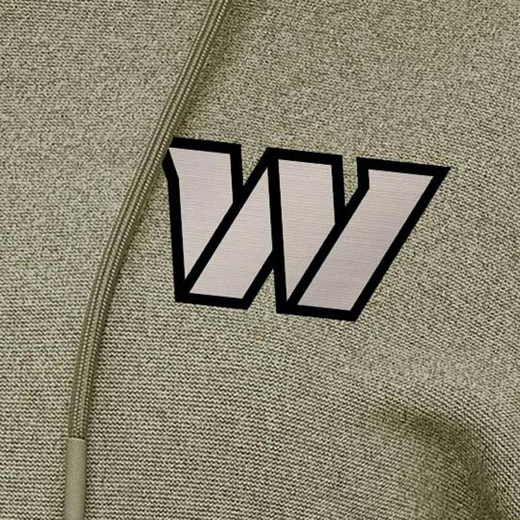 Washington Commanders Antigua Women's Justice Pullover Hoodie Olive | NFL