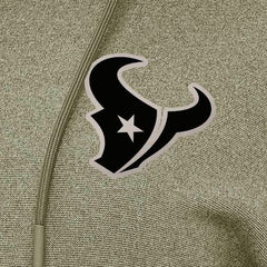 Houston Texans Antigua Women's Justice Pullover Hoodie Olive | NFL