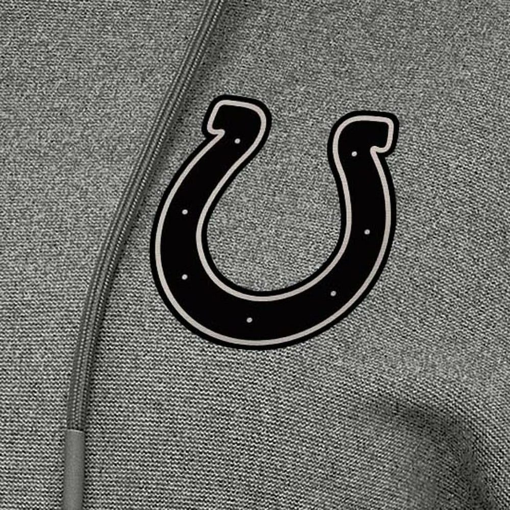 Indianapolis Colts Antigua Women's Justice Pullover Hoodie Heather Black | NFL