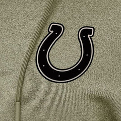 Indianapolis Colts Antigua Women's Justice Pullover Hoodie Olive | NFL