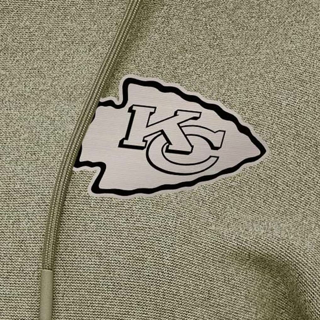 Kansas City Chiefs Antigua Women's Justice Pullover Hoodie Olive | NFL