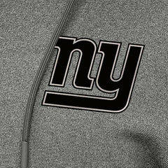 New York Giants Antigua Women's Justice Pullover Hoodie Heather Black | NFL