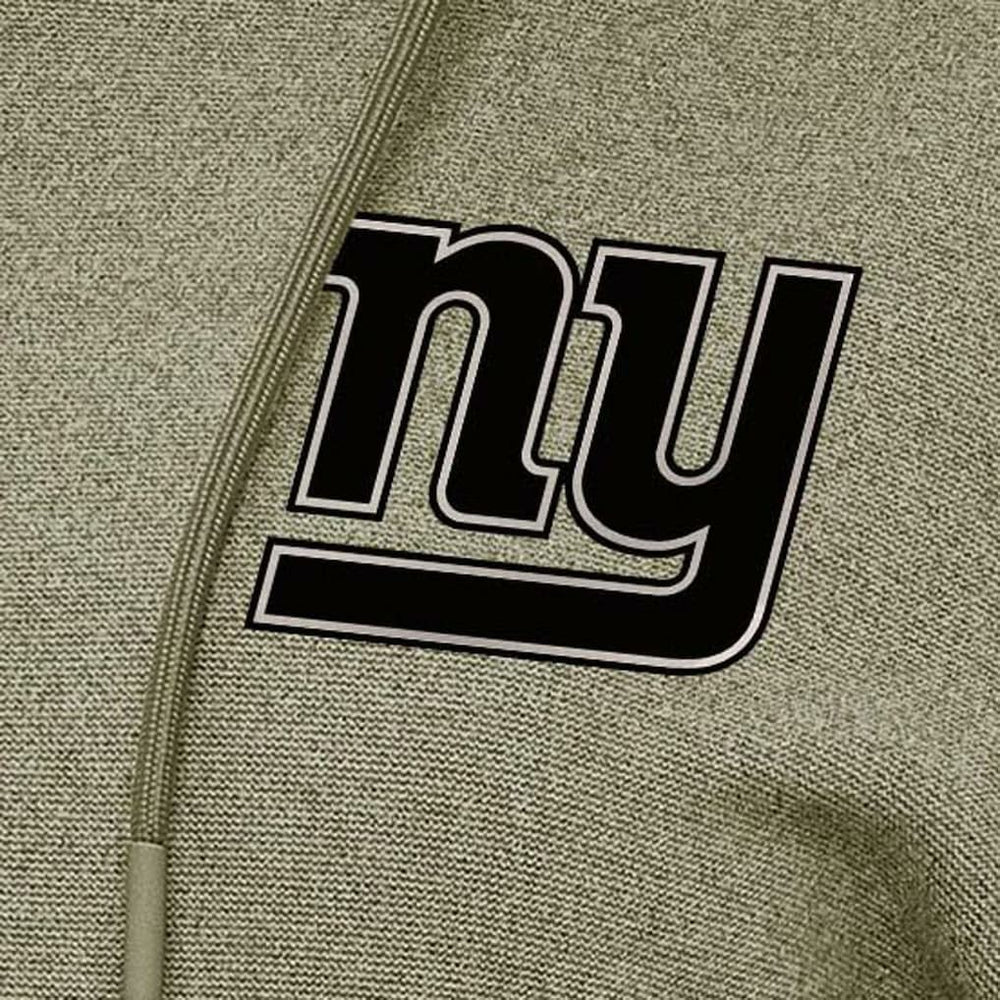 New York Giants Antigua Women's Justice Pullover Hoodie Olive | NFL