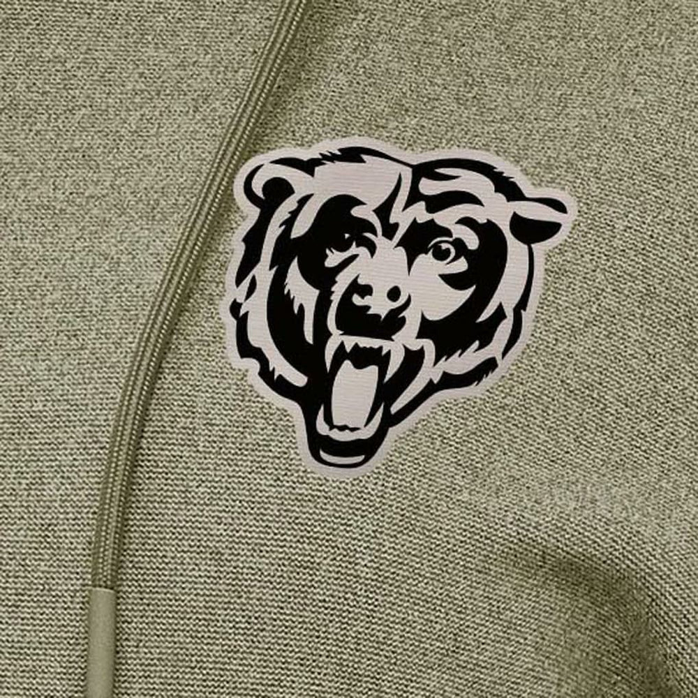 Chicago Bears Antigua Women's Justice Pullover Hoodie Olive | NFL