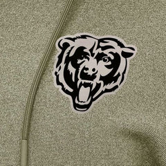 Chicago Bears Antigua Women's Justice Pullover Hoodie Olive | NFL