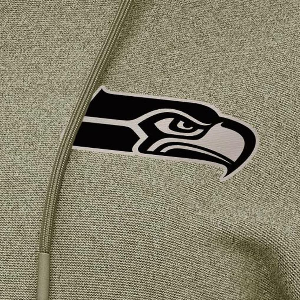 Seattle Seahawks Antigua Women's Justice Pullover Hoodie Olive | NFL