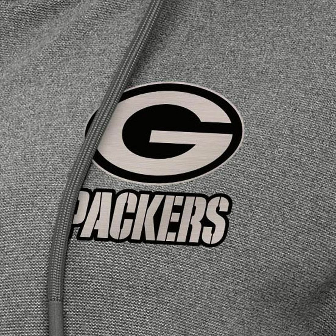 Green Bay Packers Antigua Women's Seeker Full-Zip Hoodie Jacket Heather Black | NFL