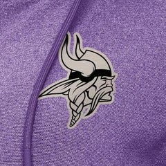 Minnesota Vikings Antigua Women's Seeker Full-Zip Hoodie Jacket Heather Purple | NFL