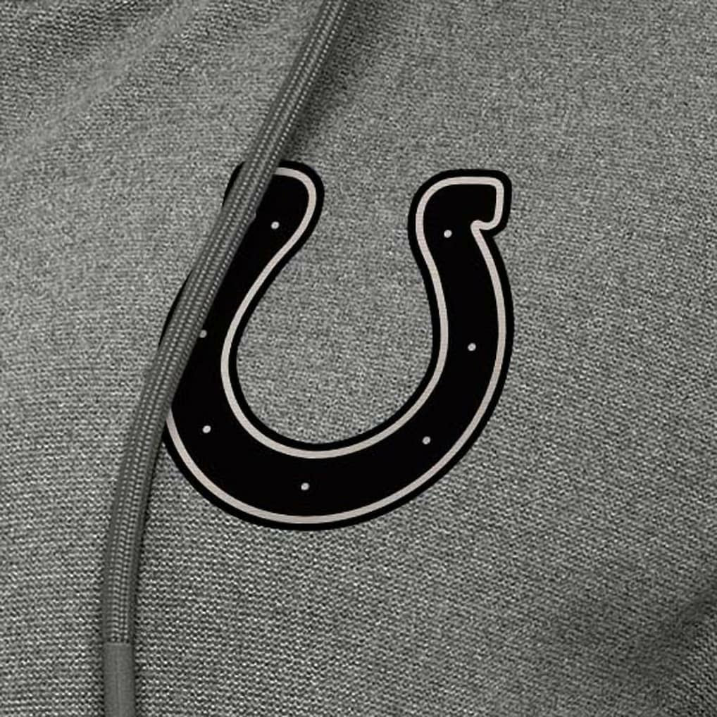 Indianapolis Colts Antigua Women's Seeker Full-Zip Hoodie Jacket Heather Black | NFL