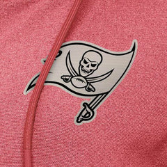 Tampa Bay Buccaneers Antigua Women's Seeker Full-Zip Hoodie Jacket Heather Red | NFL
