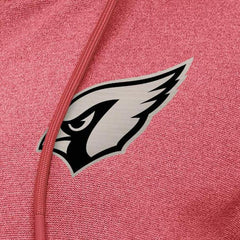 Arizona Cardinals Antigua Women's Seeker Full-Zip Hoodie Jacket Heather Red | NFL