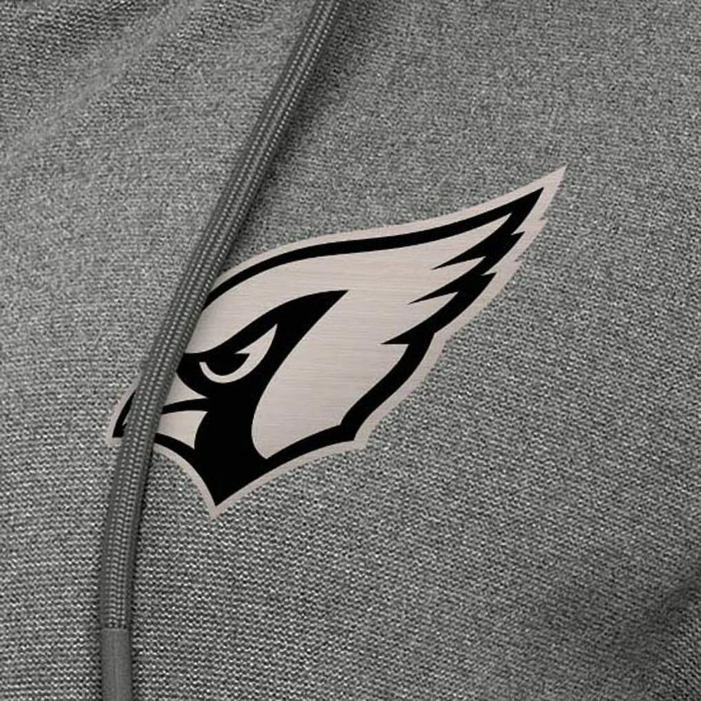 Arizona Cardinals Antigua Women's Seeker Full-Zip Hoodie Jacket Heather Black | NFL