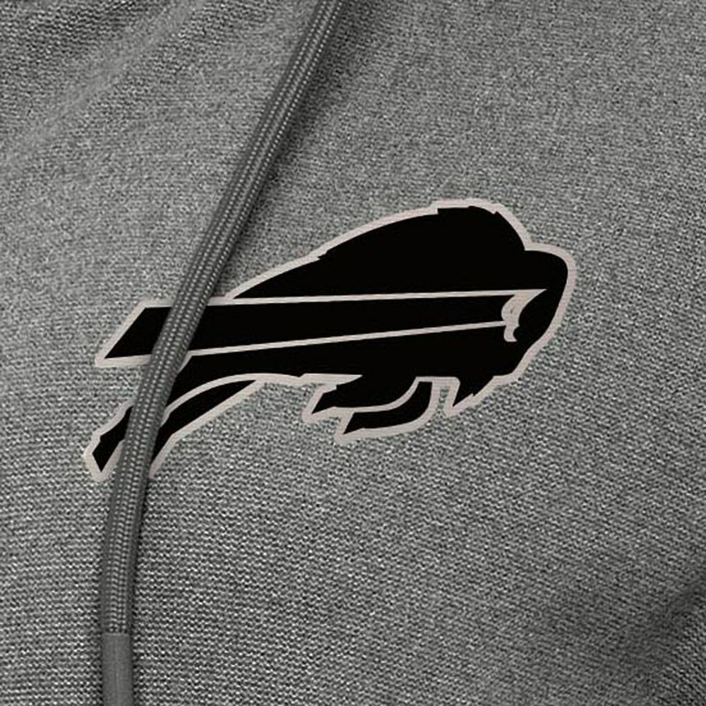 Buffalo Bills Antigua Women's Seeker Full-Zip Hoodie Jacket Heather Black | NFL