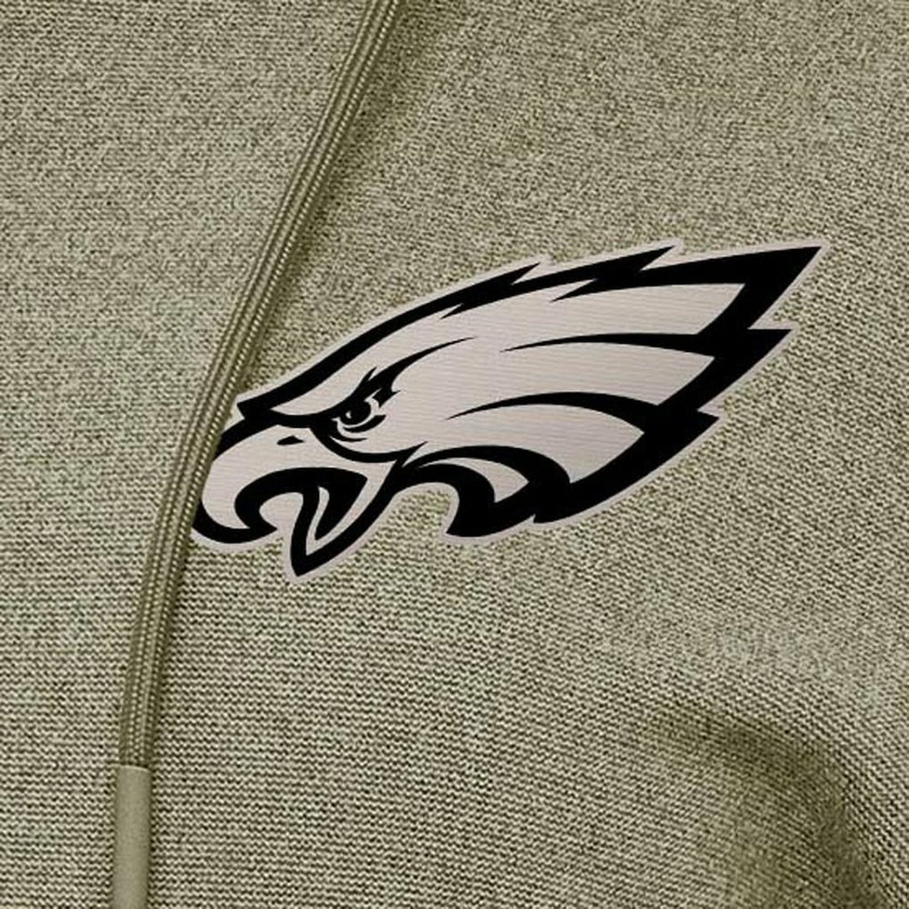 Philadelphia Eagles Antigua Women's Justice Pullover Hoodie Olive | NFL