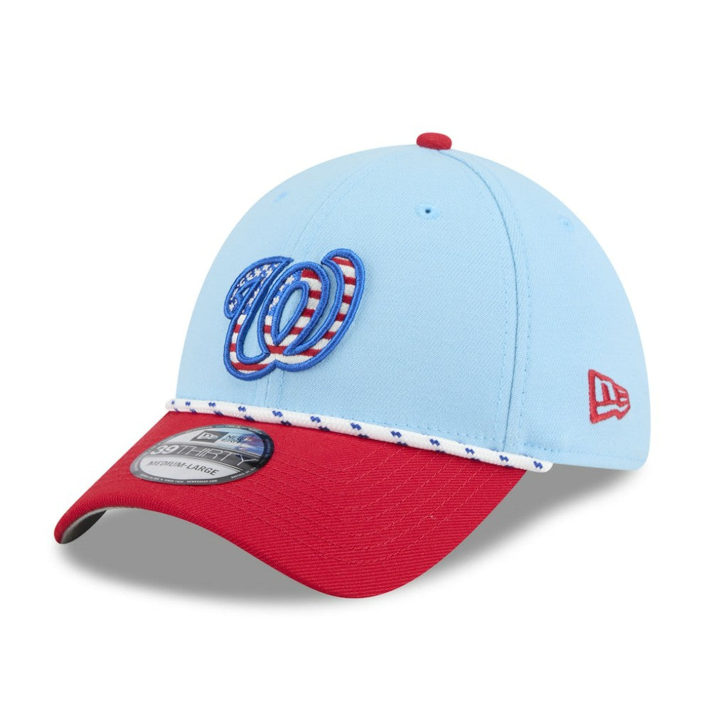 Washington Nationals New Era 2025 Fourth of July 39THIRTY Flex Hat - MLB