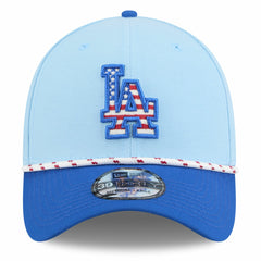 Los Angeles Dodgers New Era 2025 Fourth of July 39THIRTY Flex Hat - MLB