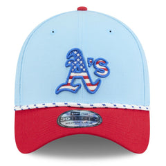 Athletics New Era 2025 Fourth of July 39THIRTY Flex Hat - MLB