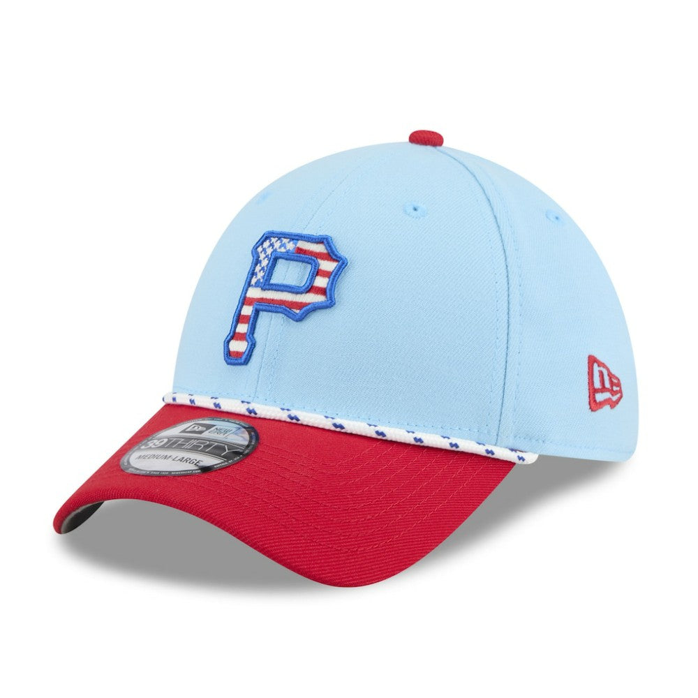 Pittsburgh Pirates New Era 2025 Fourth of July 39THIRTY Flex Hat - MLB