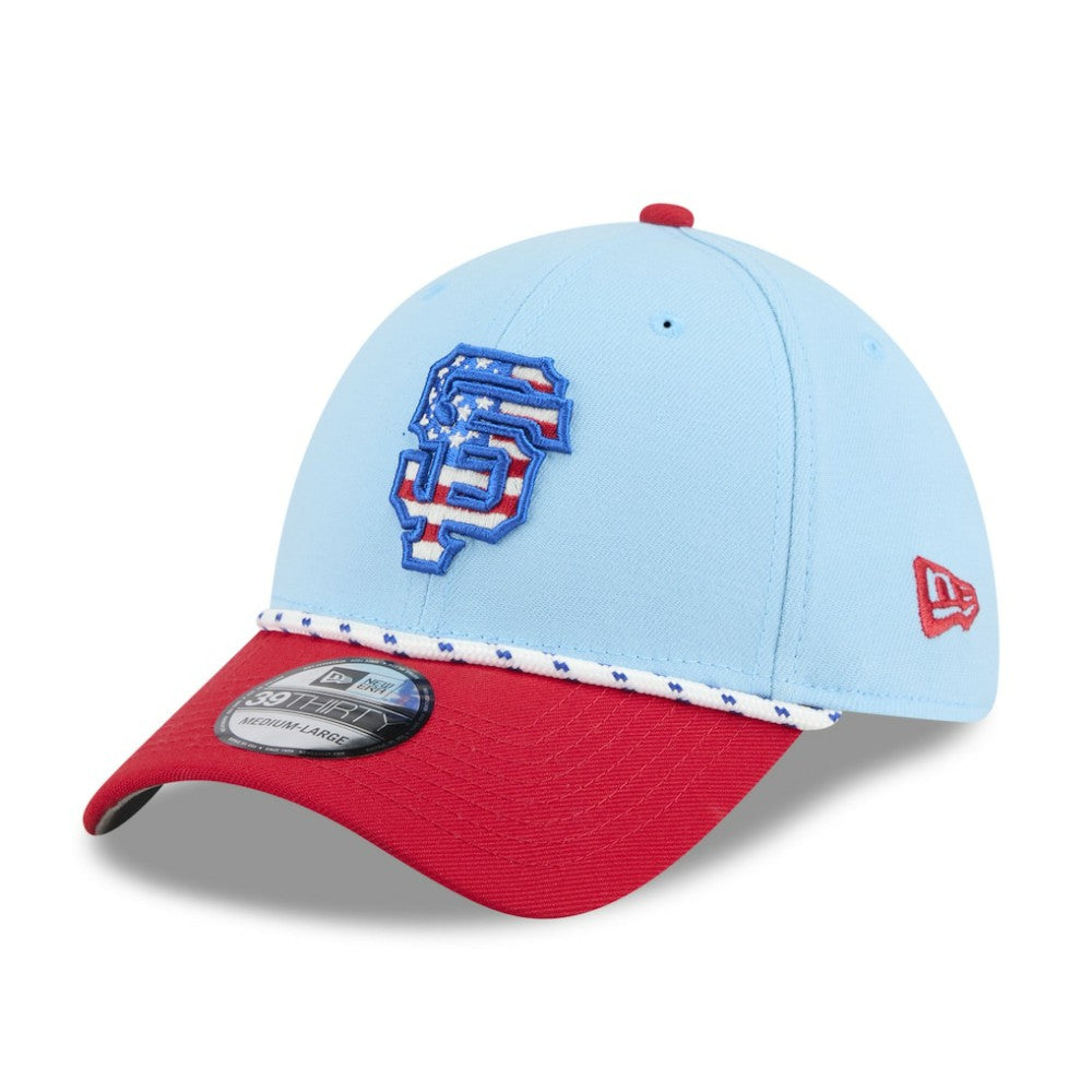 San Francisco Giants New Era 2025 Fourth of July 39THIRTY Flex Hat - MLB