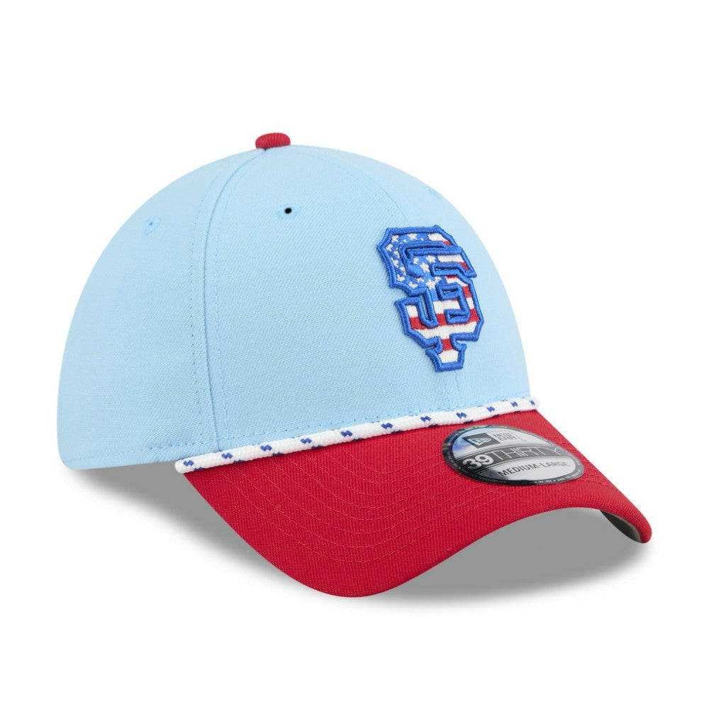 San Francisco Giants New Era 2025 Fourth of July 39THIRTY Flex Hat - MLB