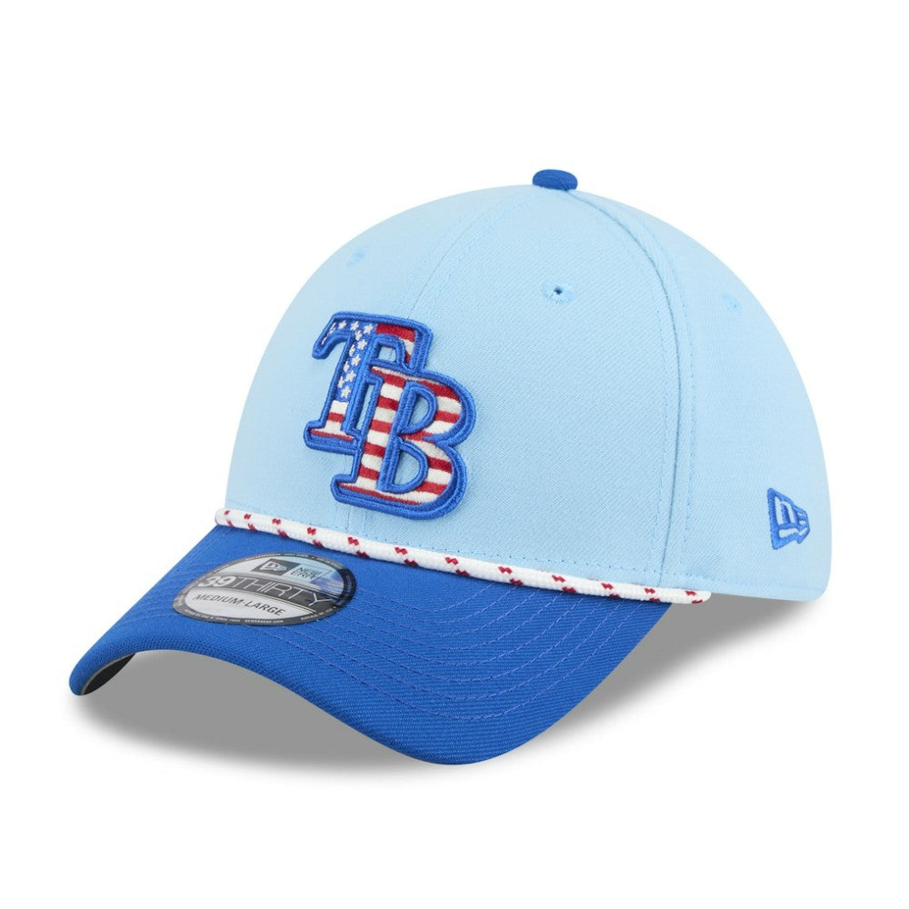 Tampa Bay Rays New Era 2025 Fourth of July 39THIRTY Flex Hat - MLB