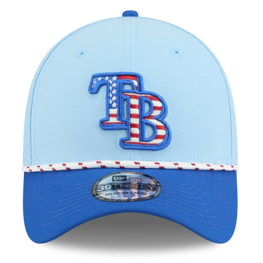 Tampa Bay Rays New Era 2025 Fourth of July 39THIRTY Flex Hat - MLB