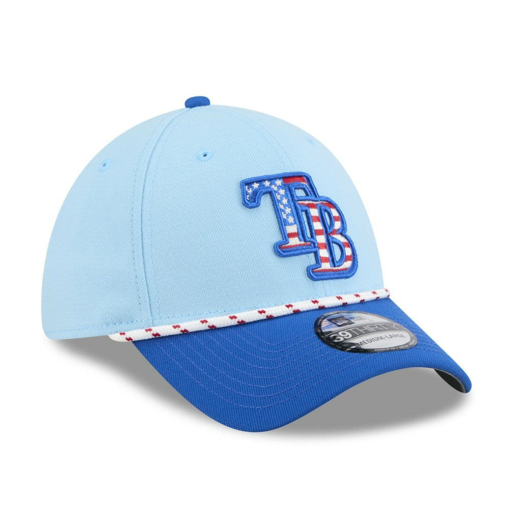 Tampa Bay Rays New Era 2025 Fourth of July 39THIRTY Flex Hat - MLB