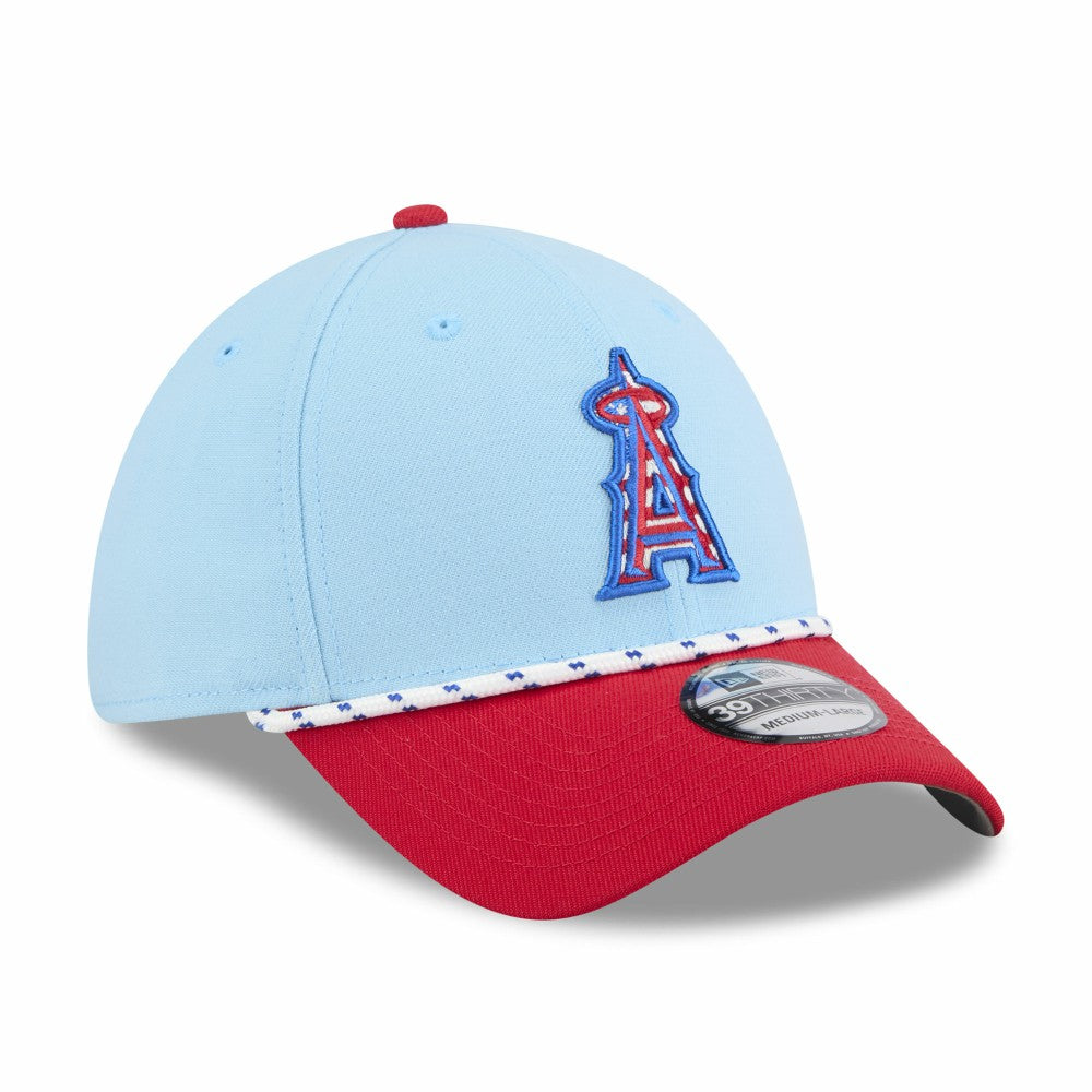 Los Angeles Angels New Era 2025 Fourth of July 39THIRTY Flex Hat - MLB