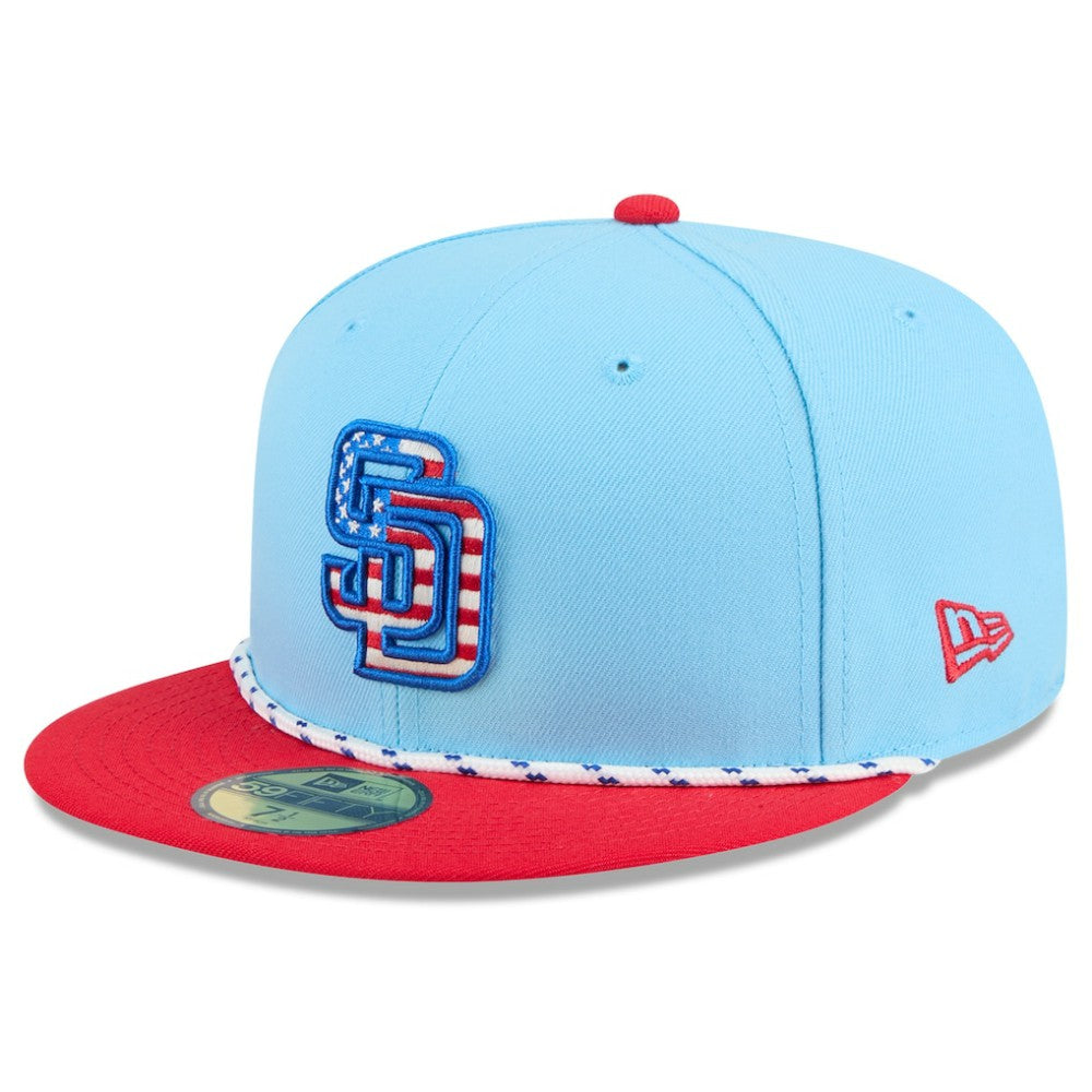 San Diego Padres New Era 2025 Fourth of July 59FIFTY Fitted Hat - MLB