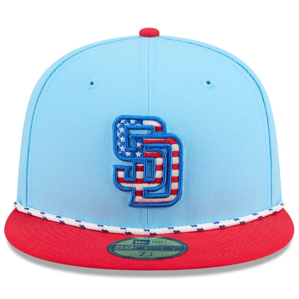 San Diego Padres New Era 2025 Fourth of July 59FIFTY Fitted Hat - MLB