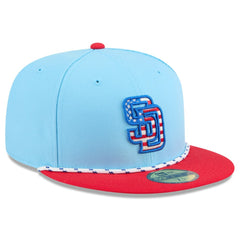 San Diego Padres New Era 2025 Fourth of July 59FIFTY Fitted Hat - MLB