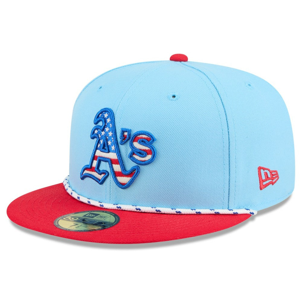 Athletics New Era 2025 Fourth of July 59FIFTY Fitted Hat - MLB