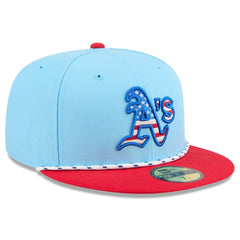 Athletics New Era 2025 Fourth of July 59FIFTY Fitted Hat - MLB