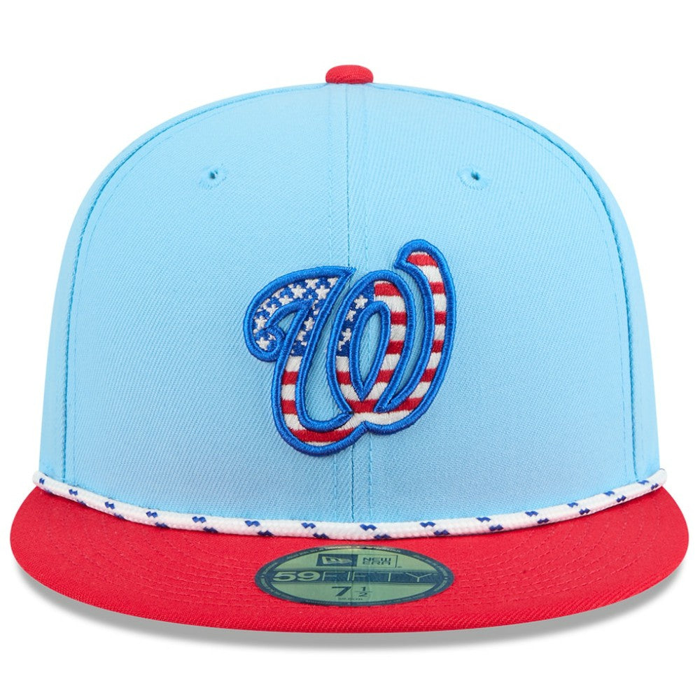 Washington Nationals New Era 2025 Fourth of July 59FIFTY Fitted Hat - MLB