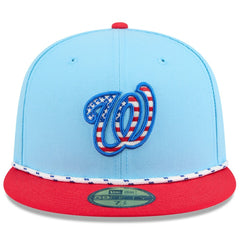 Washington Nationals New Era 2025 Fourth of July 59FIFTY Fitted Hat - MLB