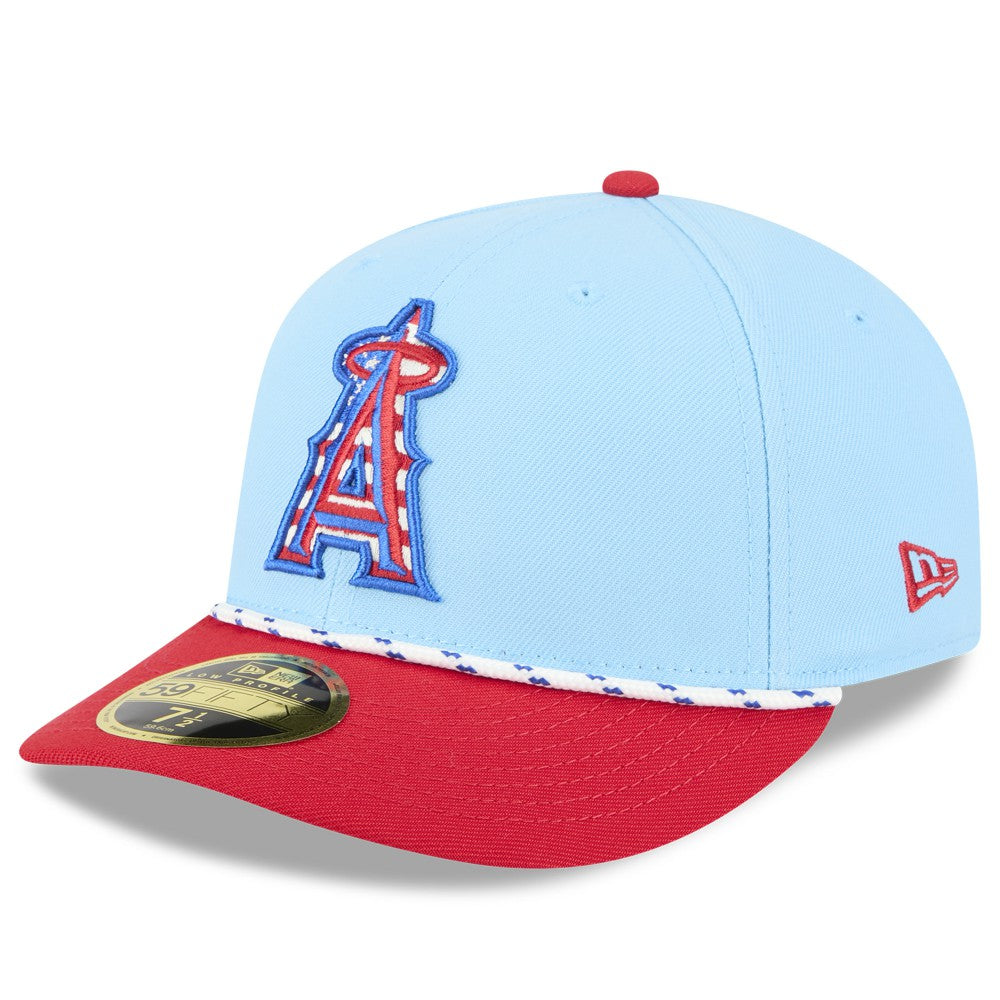 Los Angeles Angels New Era 2025 Fourth of July Low Profile 59FIFTY Fitted Hat - MLB