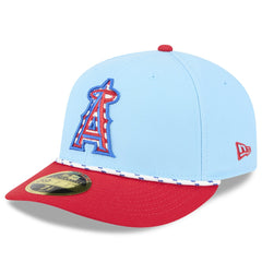 Los Angeles Angels New Era 2025 Fourth of July Low Profile 59FIFTY Fitted Hat - MLB