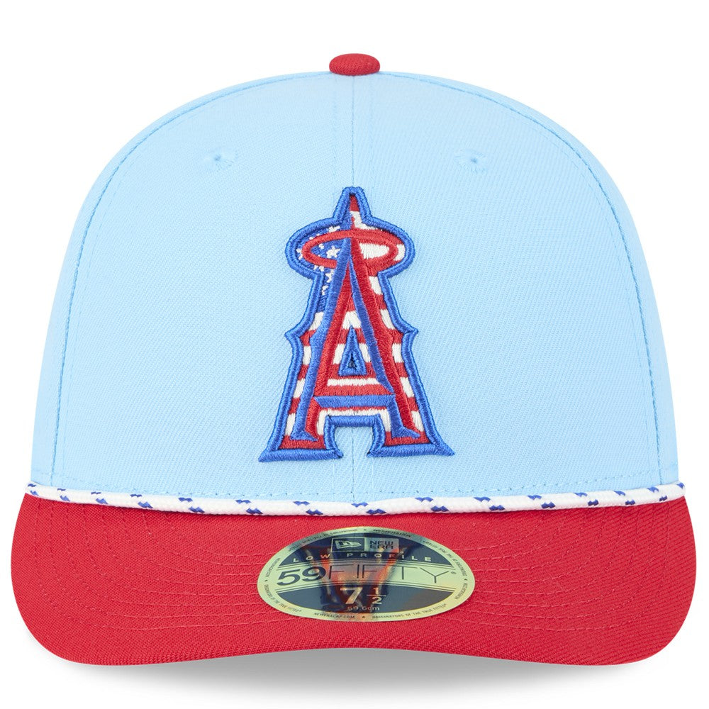 Los Angeles Angels New Era 2025 Fourth of July Low Profile 59FIFTY Fitted Hat - MLB