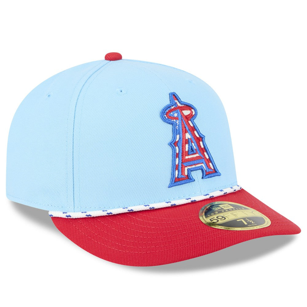 Los Angeles Angels New Era 2025 Fourth of July Low Profile 59FIFTY Fitted Hat - MLB
