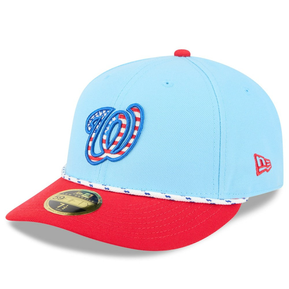 Washington Nationals New Era 2025 Fourth of July Low Profile 59FIFTY Fitted Hat - MLB