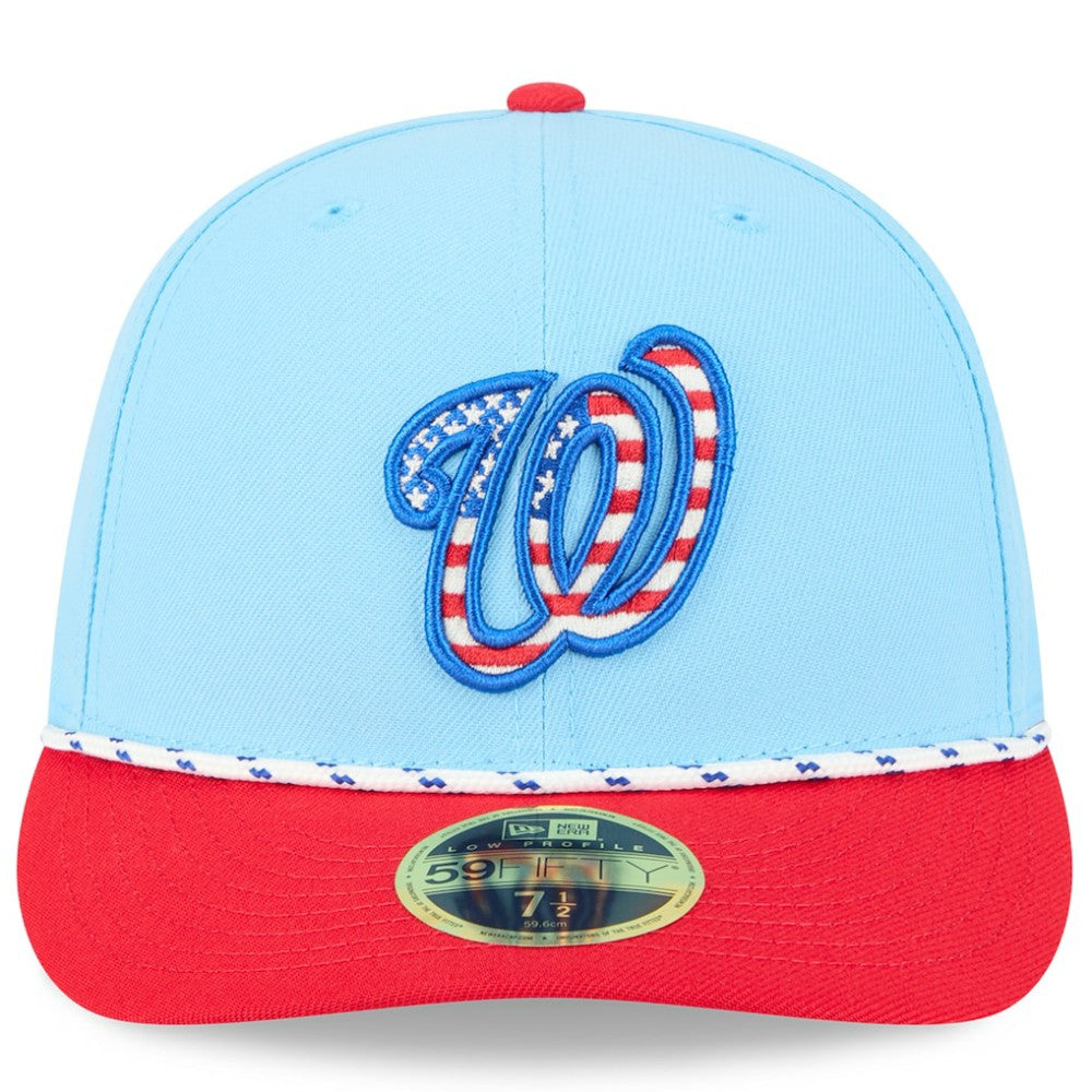 Washington Nationals New Era 2025 Fourth of July Low Profile 59FIFTY Fitted Hat - MLB