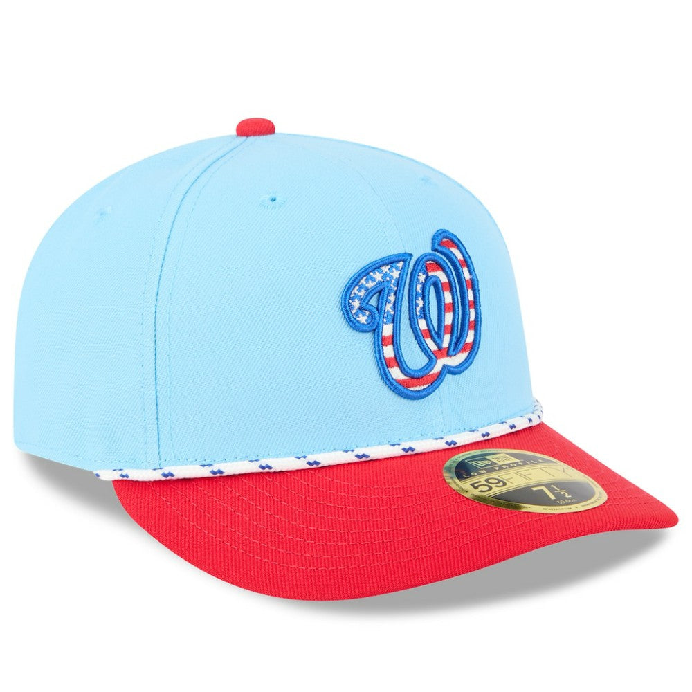 Washington Nationals New Era 2025 Fourth of July Low Profile 59FIFTY Fitted Hat - MLB