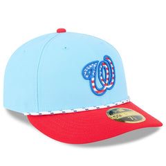 Washington Nationals New Era 2025 Fourth of July Low Profile 59FIFTY Fitted Hat - MLB