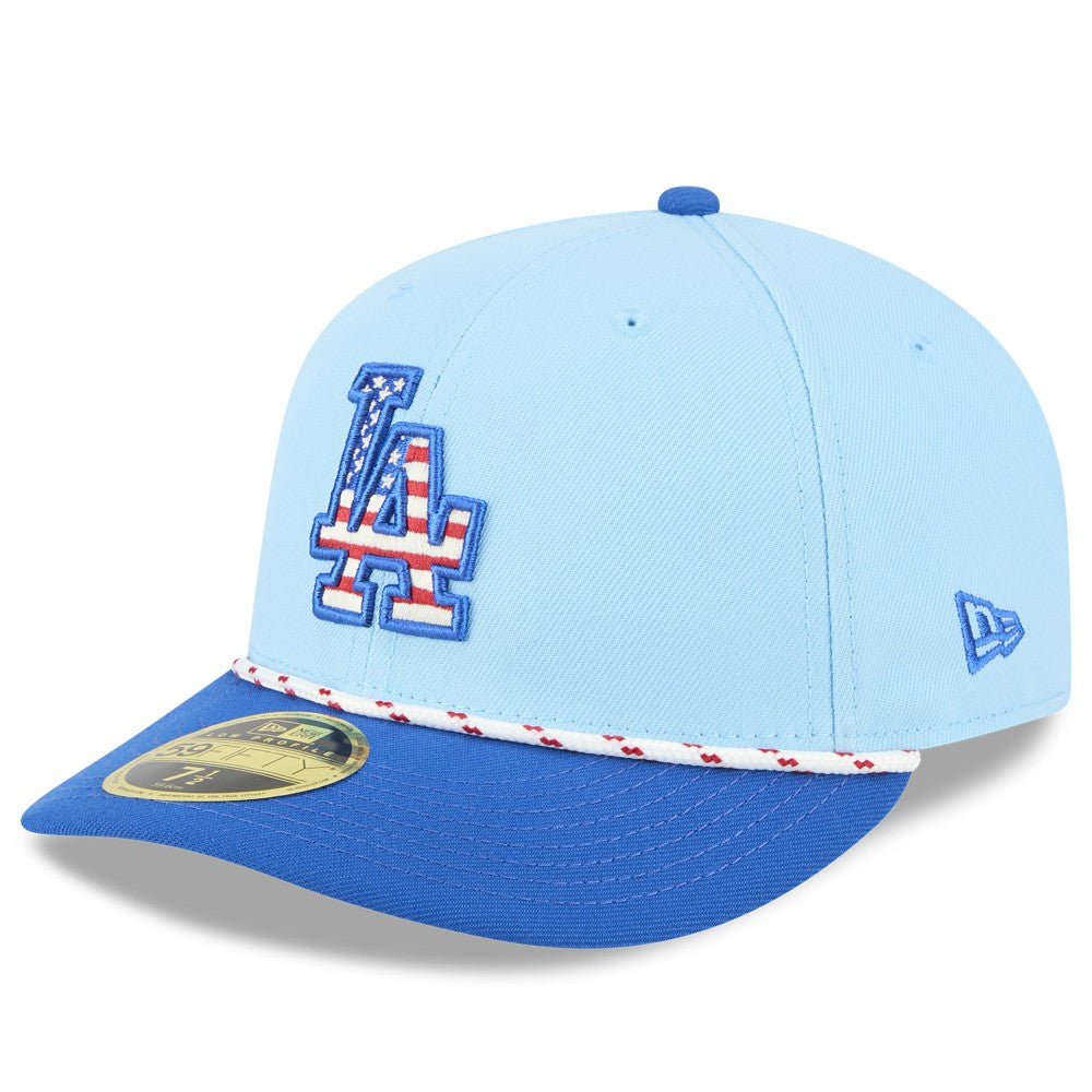 Los Angeles Dodgers New Era 2025 Fourth of July Low Profile 59FIFTY Fitted Hat - MLB