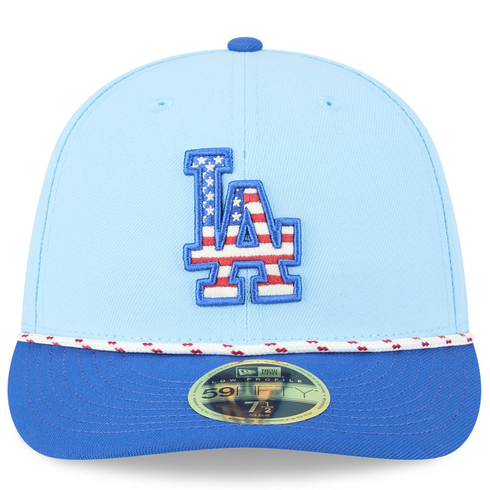 Los Angeles Dodgers New Era 2025 Fourth of July Low Profile 59FIFTY Fitted Hat - MLB
