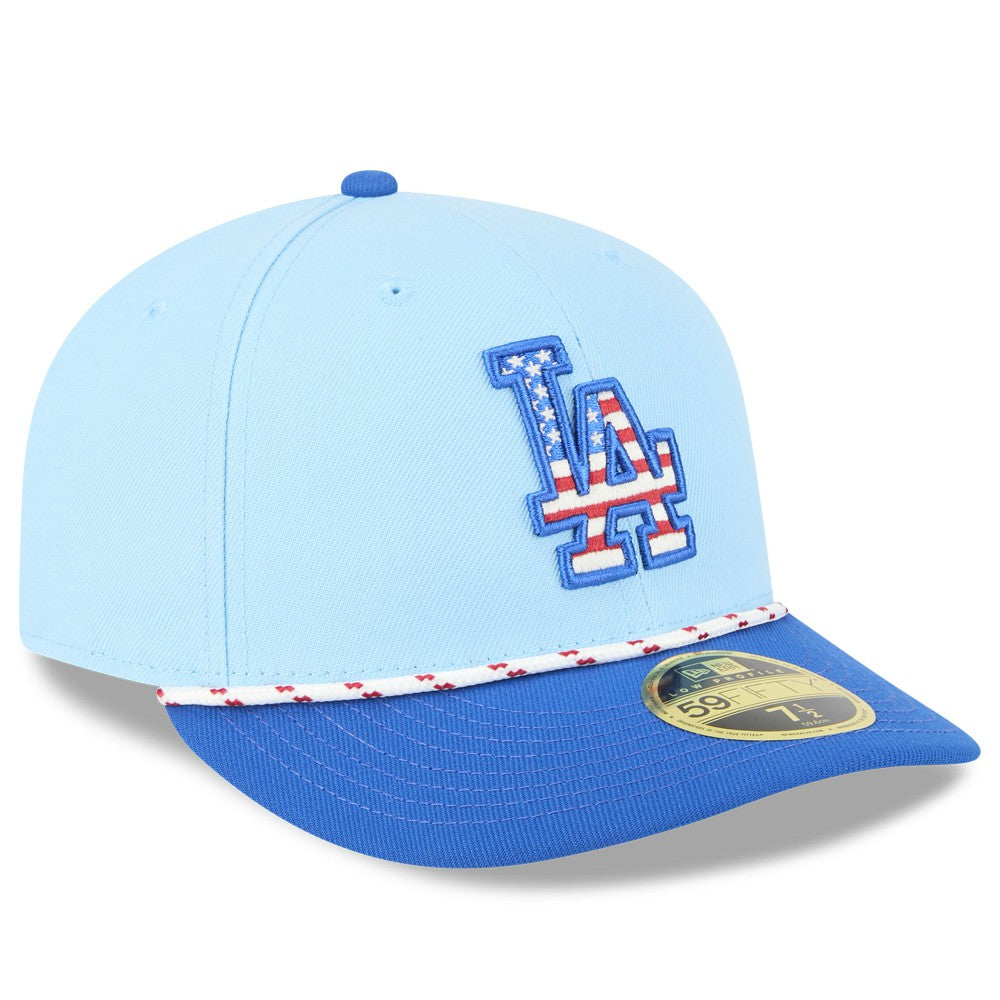 Los Angeles Dodgers New Era 2025 Fourth of July Low Profile 59FIFTY Fitted Hat - MLB