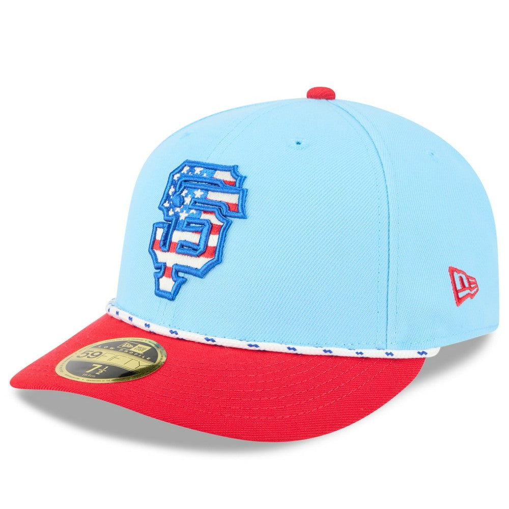 San Francisco Giants New Era 2025 Fourth of July Low Profile 59FIFTY Fitted Hat - MLB