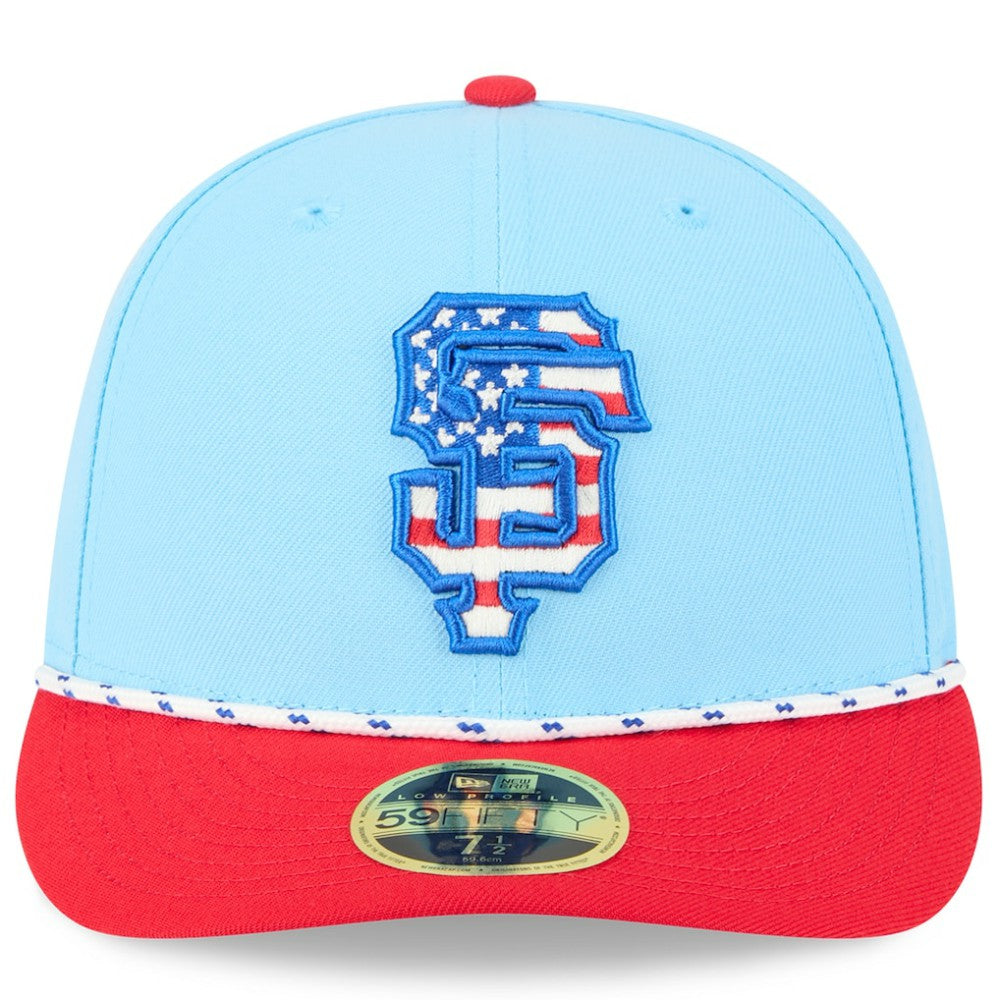 San Francisco Giants New Era 2025 Fourth of July Low Profile 59FIFTY Fitted Hat - MLB