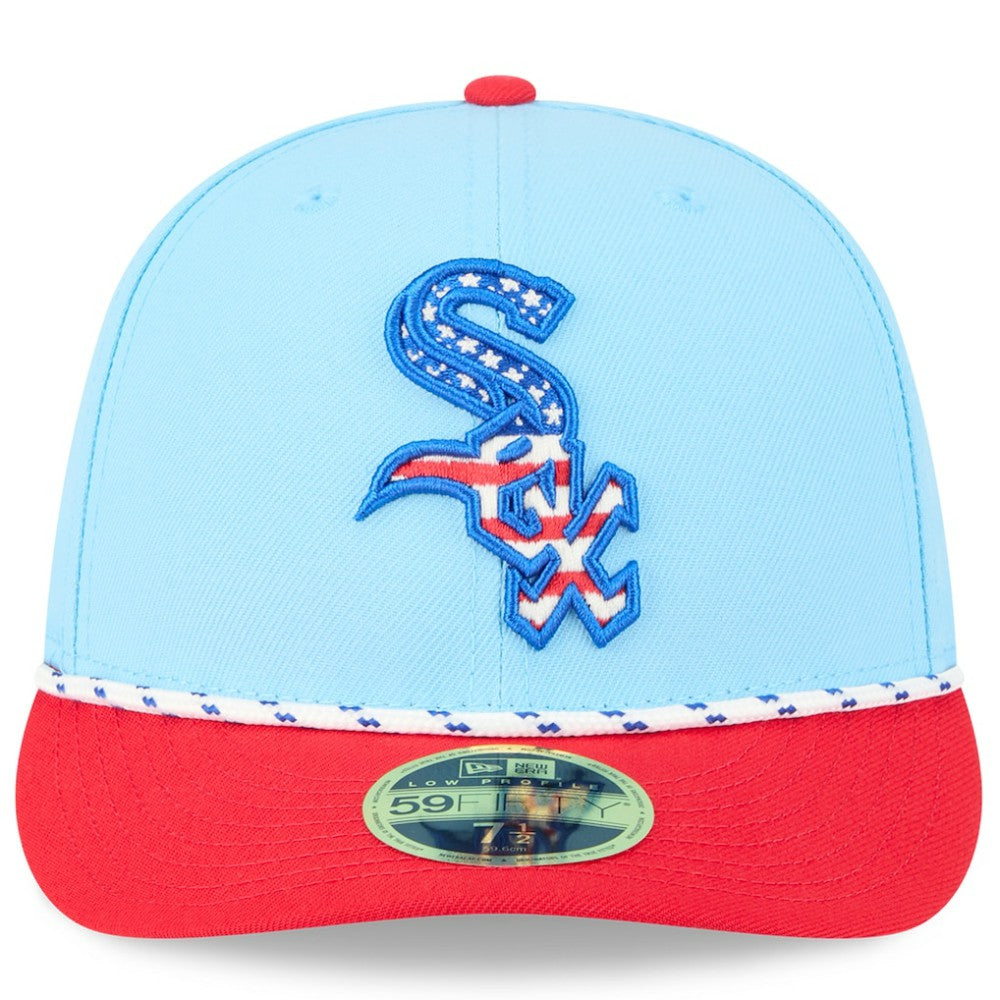 Chicago White Sox New Era 2025 Fourth of July Low Profile 59FIFTY Fitted Hat - MLB